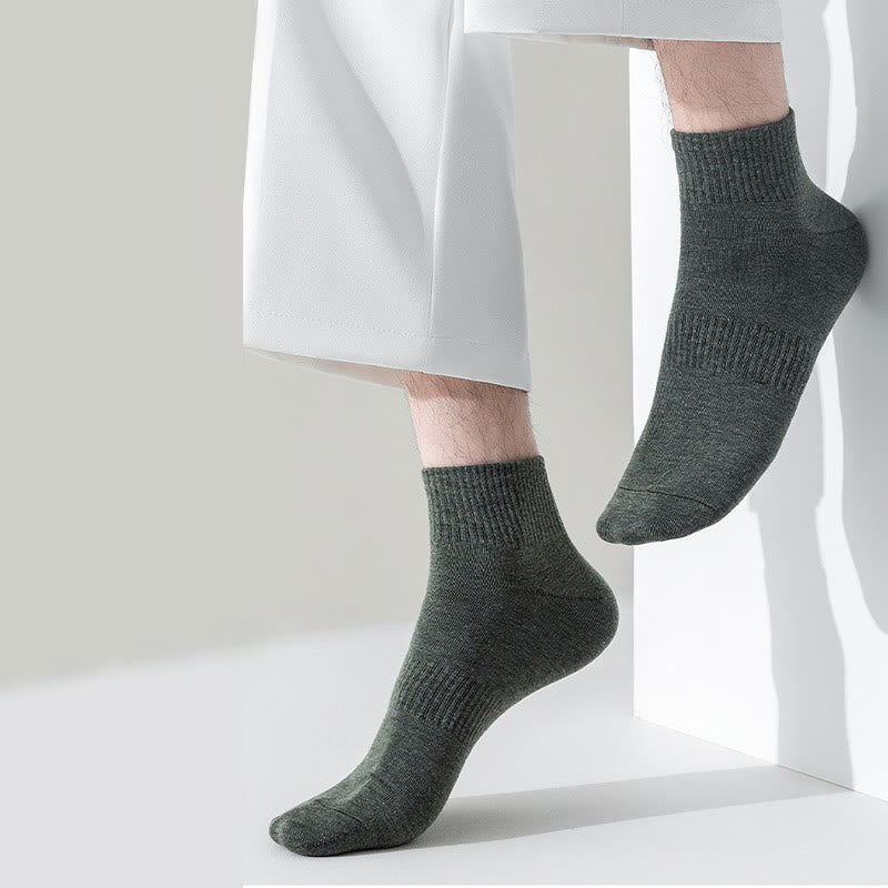 Atmungsaktive Viertelsocken aus weicher Baumwolle in Übergröße (7 Paar)