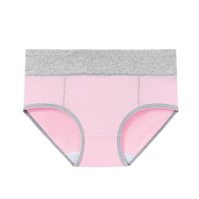 Antibakterielle Baumwoll-Slips mit hoher Taille in Übergröße (5 Paar)