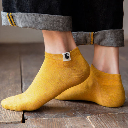 Baumwollsocken mit lustigem Muster in Übergröße (3 Paar)