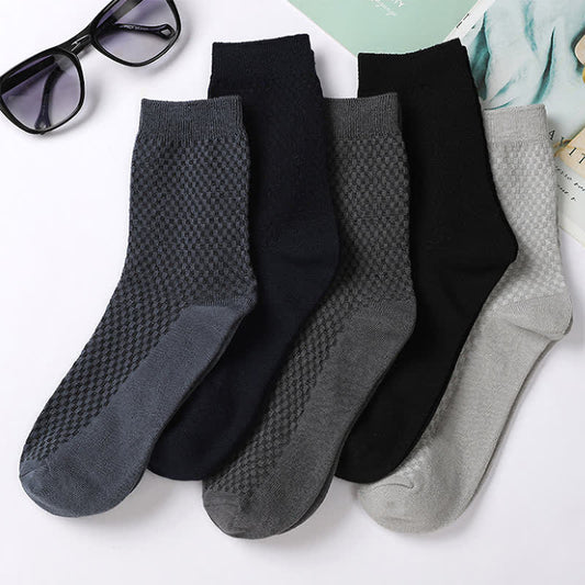 Viertelsocken aus Bambusfaser in Übergröße (5 Paar)