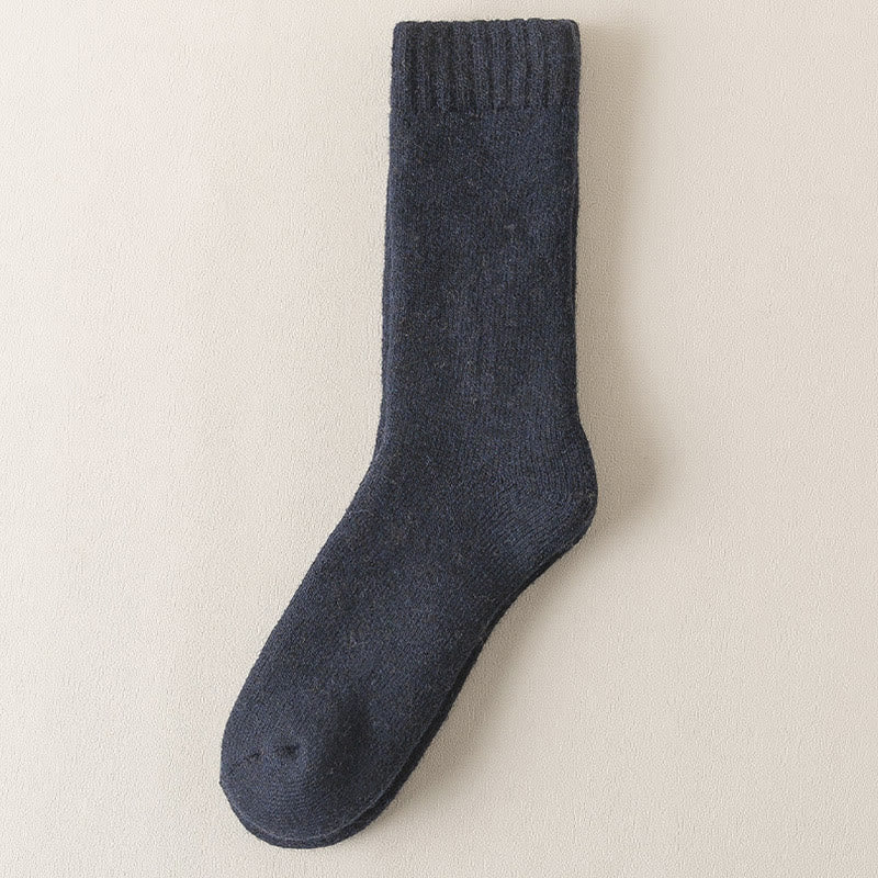 Dicke Viertelstrümpfe in Übergröße (5 Paar) - Marineblau - EU38-45 (US5-11) - image 9
