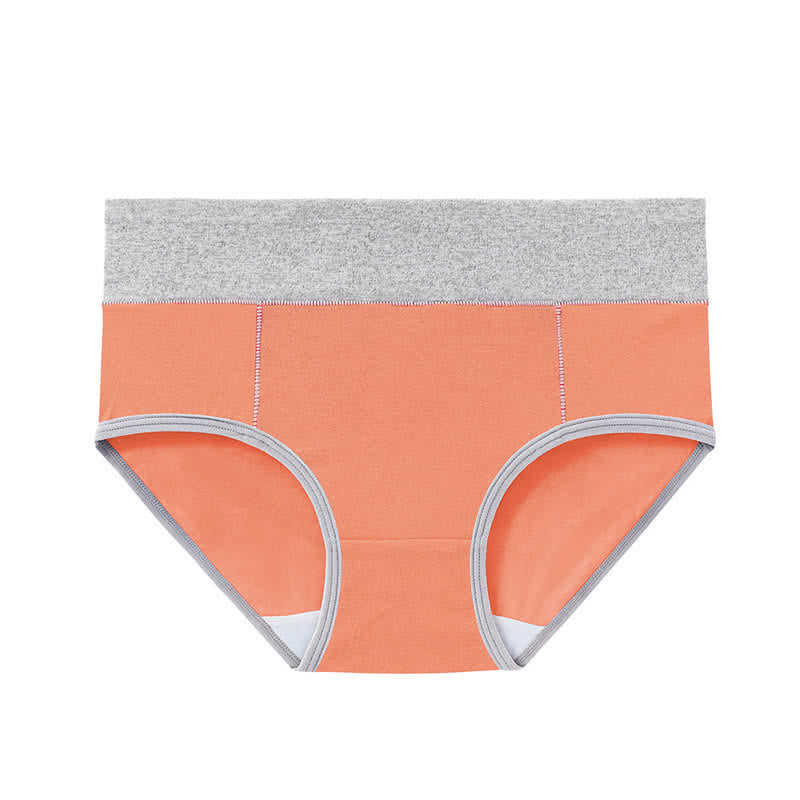 Antibakterielle Baumwoll-Slips mit hoher Taille in Übergröße (5 Paar)