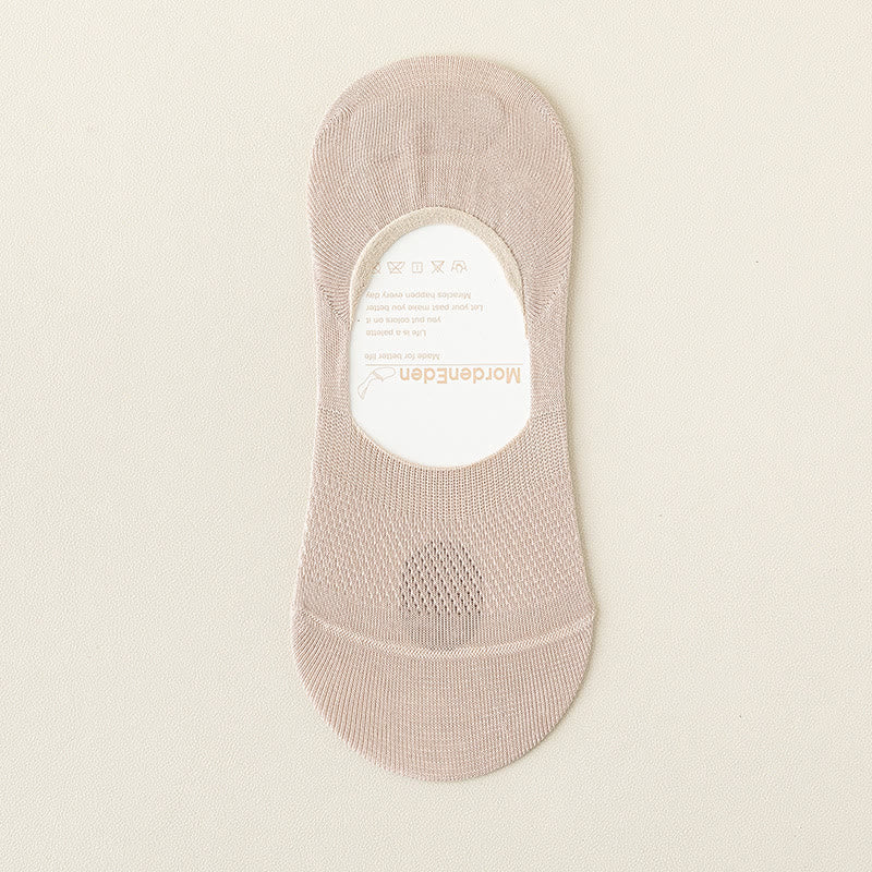 Atmungsaktive Füßlinge aus Netzstoff in Übergröße (5 Paar) - Khaki - EU39-46 (US5-12) - image 21