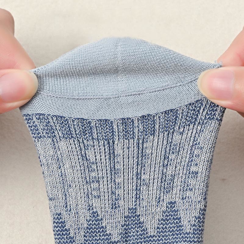 Crew-Socken mit Retro-Muster in Übergröße (2 Paar) - image 3