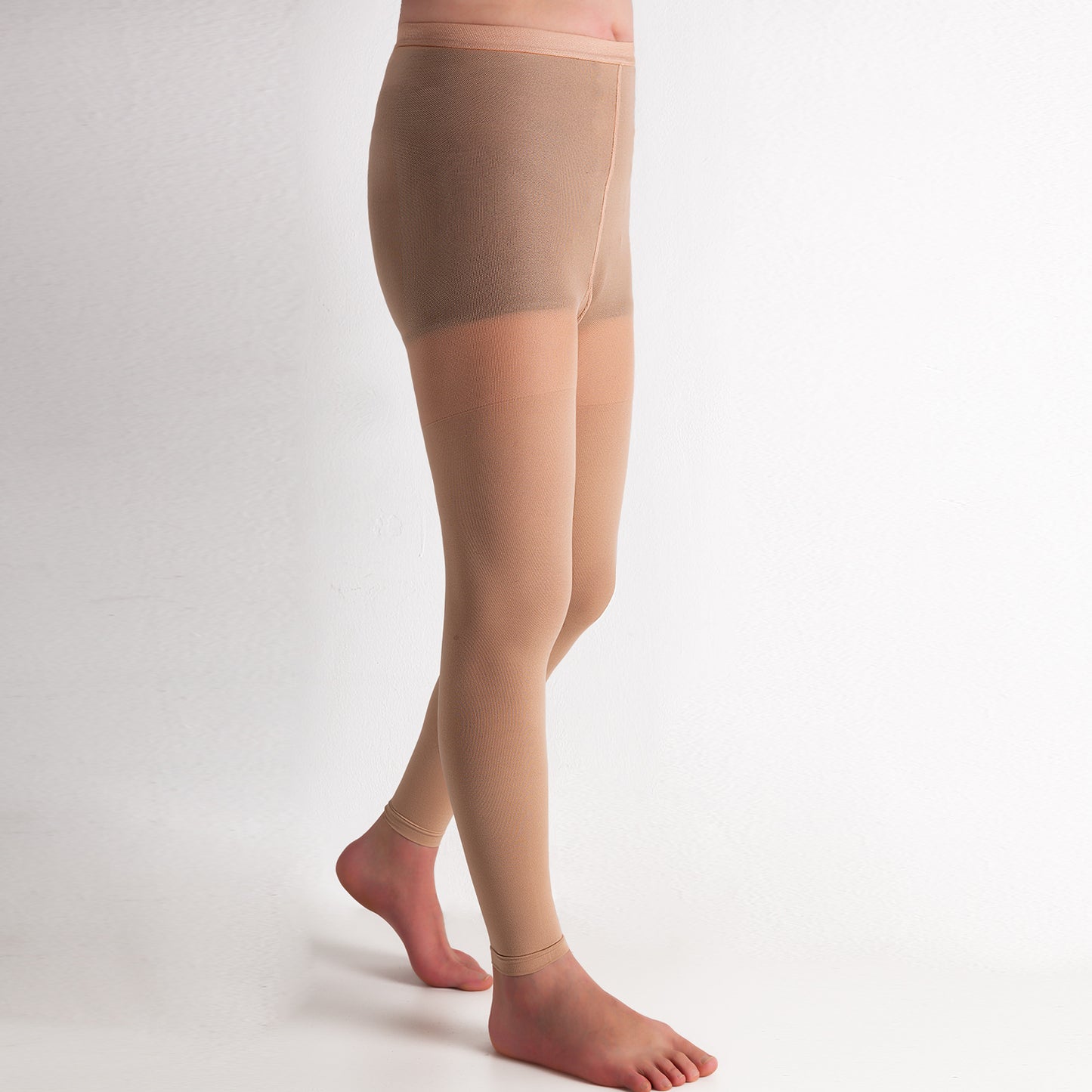 Medizinische Kompressionsstrumpfhose ohne Fuß in Übergröße (15–20 mmHg) - image 4
