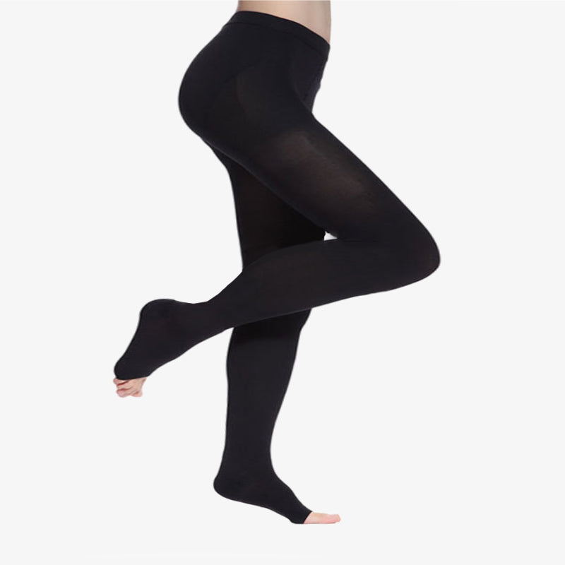 Medizinische Kompressionsstrumpfhose ohne Zehen in Übergröße (20–30 mmHg) - image 5