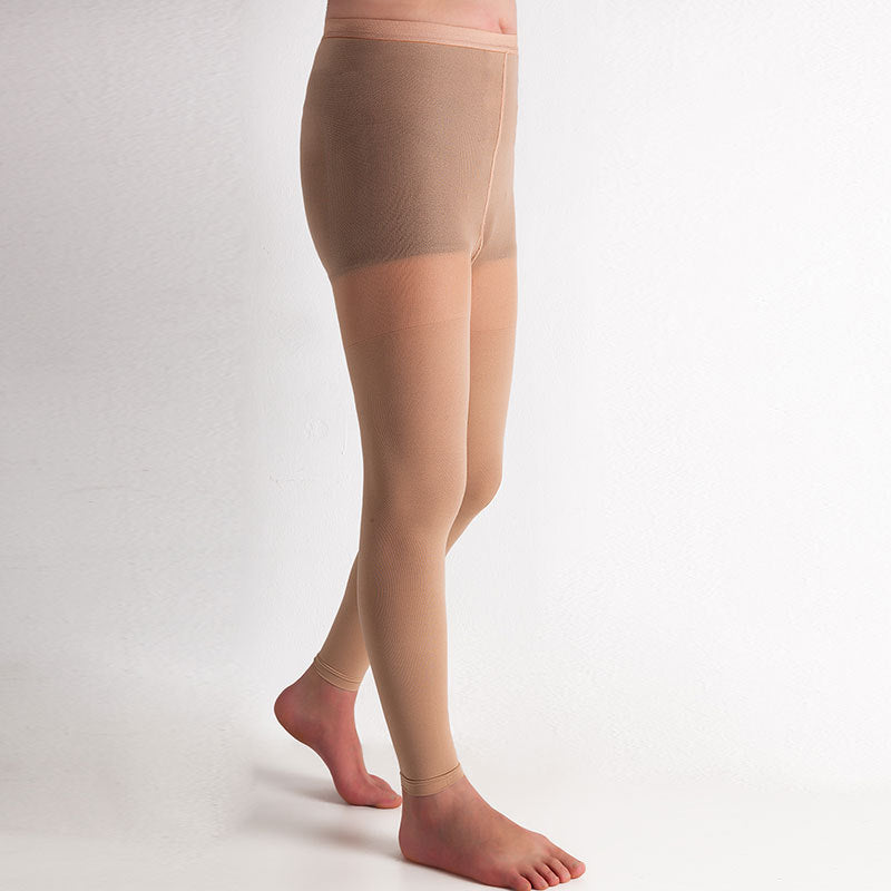 Medizinische Kompressionsstrumpfhose ohne Fuß in Übergröße (20–30 mmHg) - Nackt - 4XL - image 6