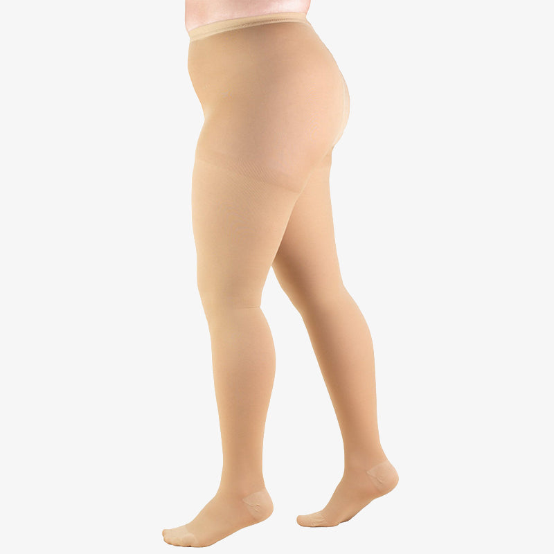 Medizinische Kompressionsstrumpfhosen in Übergröße (20–30 mmHg)