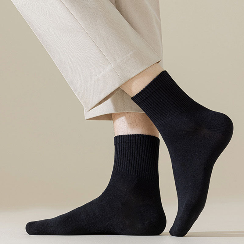 Weiche Socken in Übergröße, einfarbig (6 Paar)