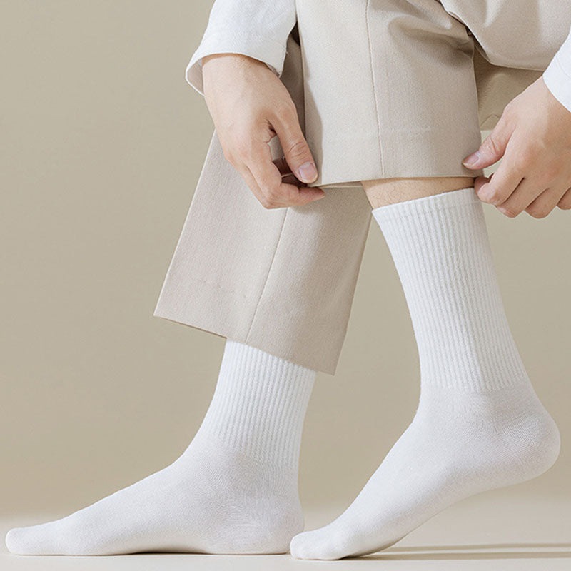 Weiche Socken in Übergröße, einfarbig (6 Paar)