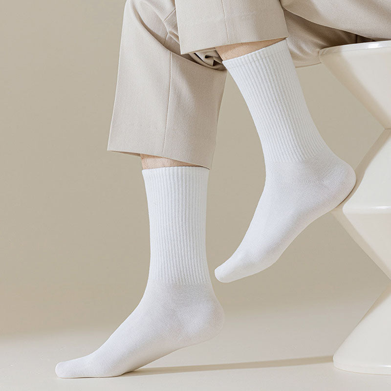 Weiche Socken in Übergröße, einfarbig (6 Paar)
