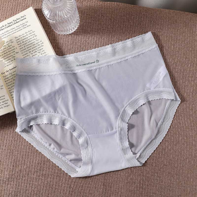 Ultradünne Slips aus Eisseide (3er-Pack) - Hellblau - 3XL - image 11
