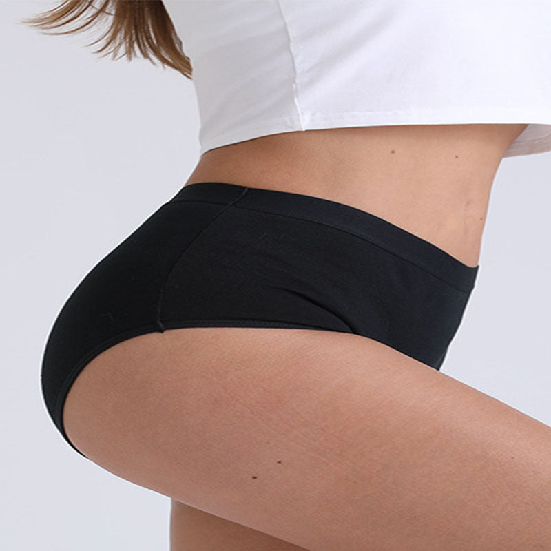Baumwollslips mit hoher Taille in Übergröße (6er-Pack)