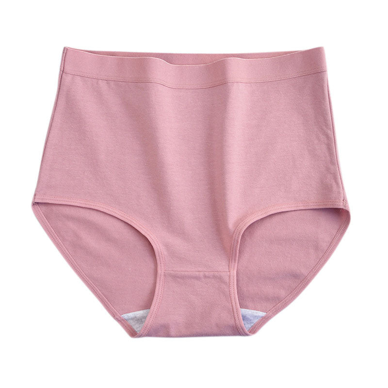 Baumwollslips mit hoher Taille in Übergröße (6er-Pack)