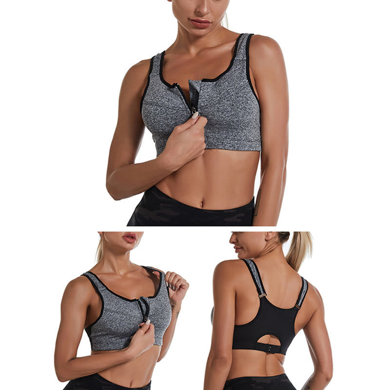 Yoga-Sport-BHs in Übergröße mit bügellosen Cups (2er-Pack)