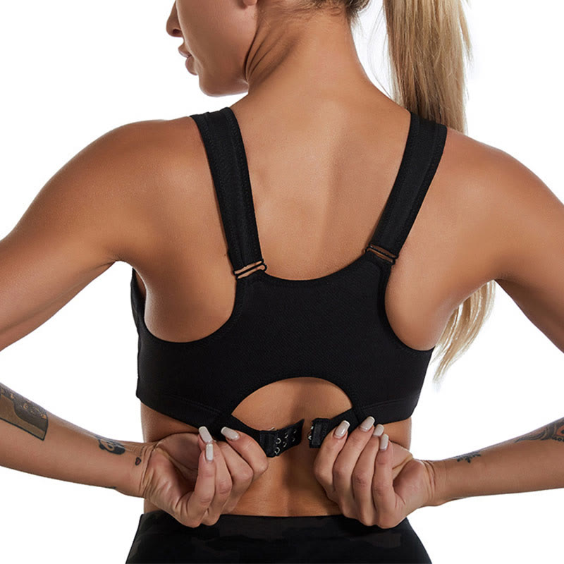 Yoga-Sport-BHs in Übergröße mit bügellosen Cups (2er-Pack)