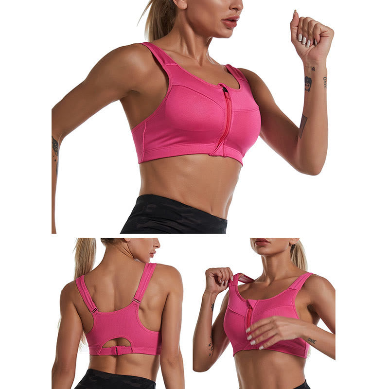 Yoga-Sport-BHs in Übergröße mit bügellosen Cups (2er-Pack)