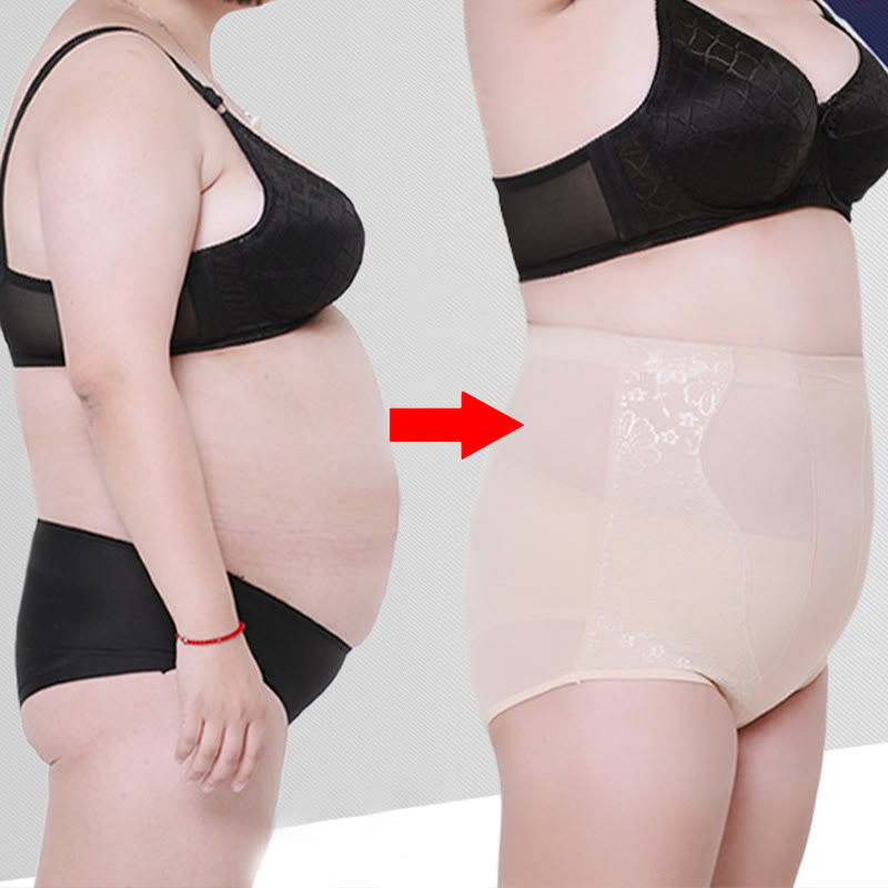Shapewear-Höschen aus Spitze in Übergröße (2er-Pack)