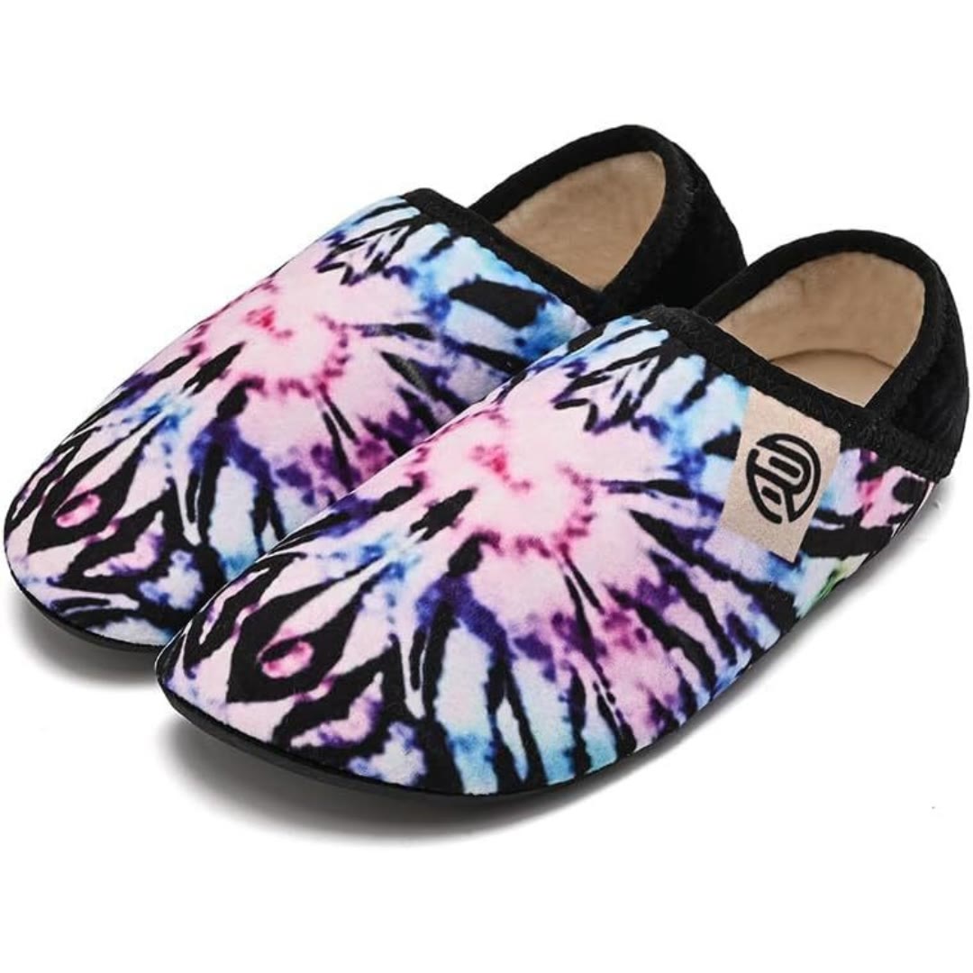 Mehrfarbige Hausschuhe in Übergröße - Rosa - EU48-49 (US13-14) - image 8