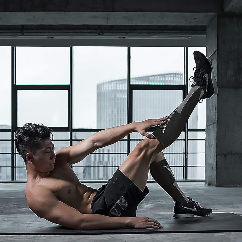 2XL-7XL Übergröße Sport Wine Kompressionsstrümpfe (3 Paar) - image 1