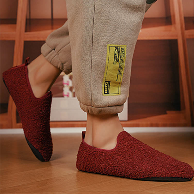 Warme Hausschuhsocken in Übergröße