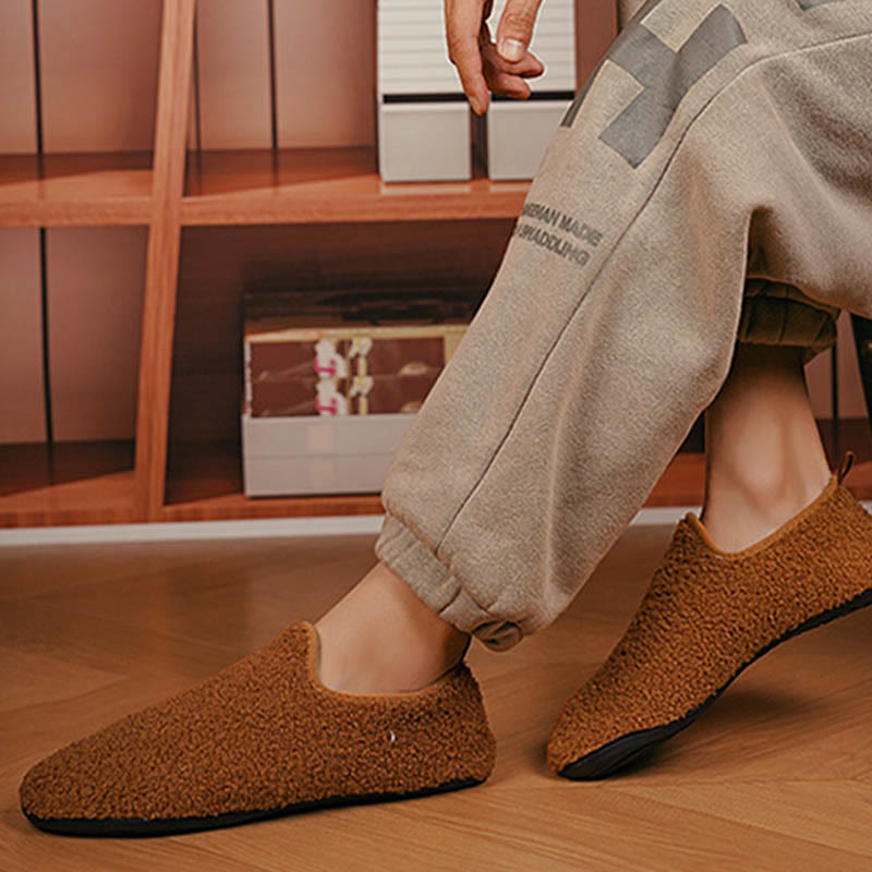 Warme Hausschuhsocken in Übergröße