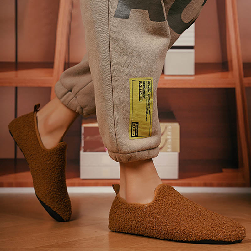 Warme Hausschuhsocken in Übergröße
