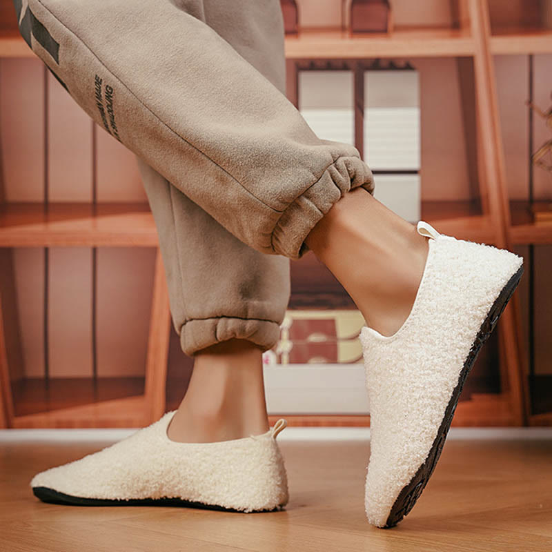 Warme Hausschuhsocken in Übergröße