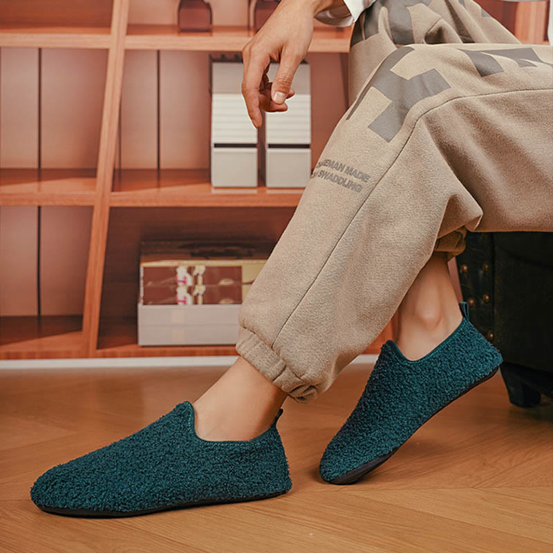 Warme Hausschuhsocken in Übergröße