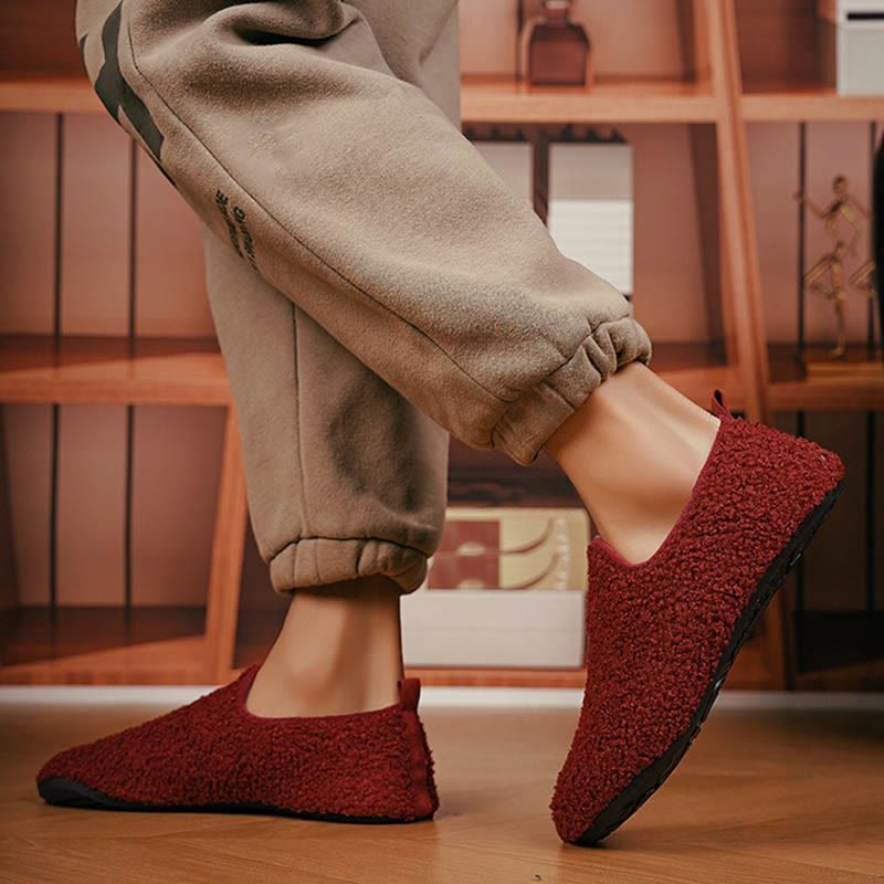 Warme Hausschuhsocken in Übergröße