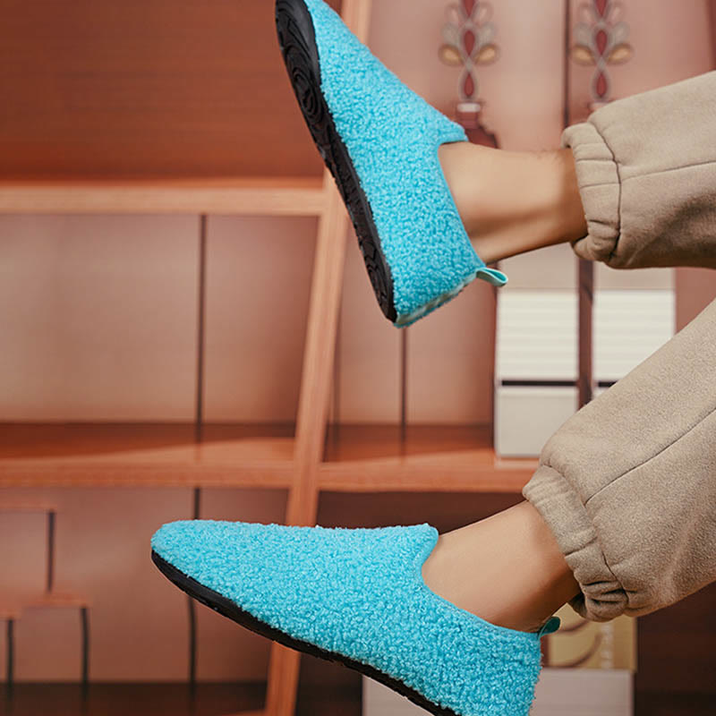 Warme Hausschuhsocken in Übergröße