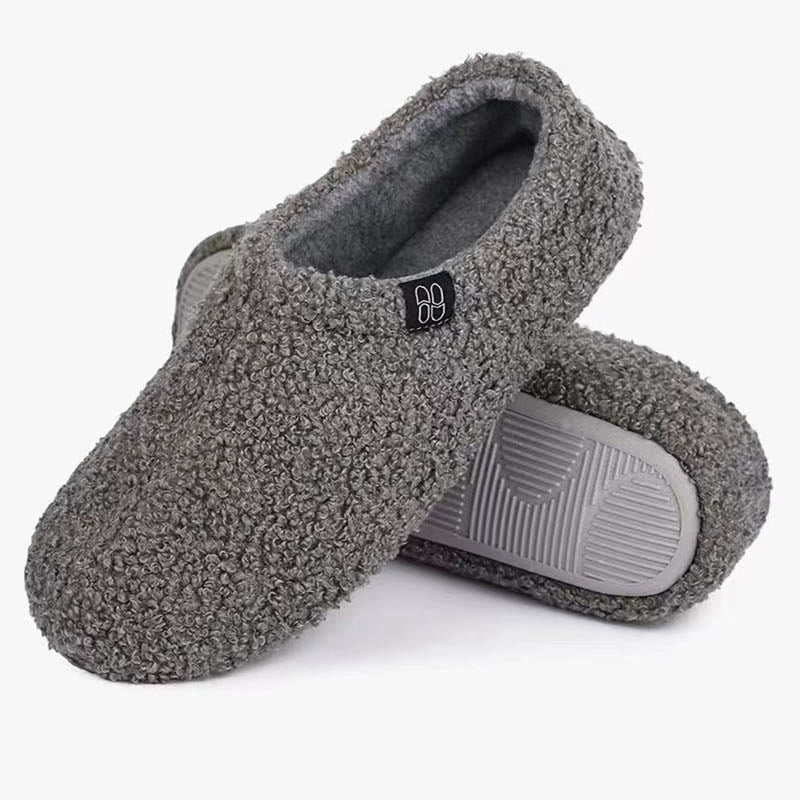 Leise Slipper-Socken in Übergröße - Grau - US 11-12 - image 17