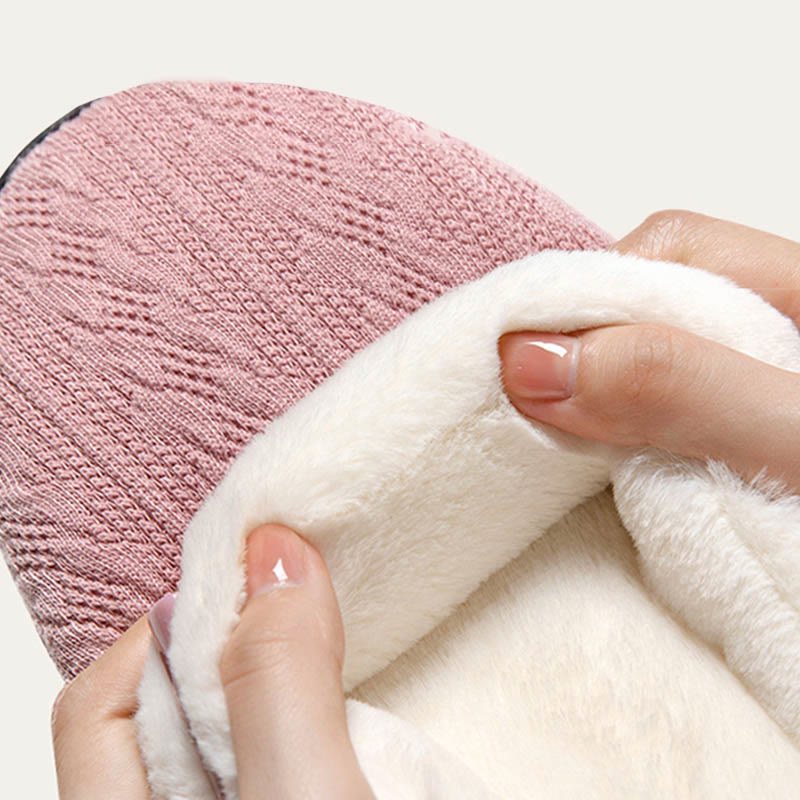 Plüsch-Hausschuhe mit weicher Sohle in Übergröße - image 5