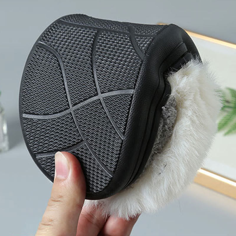 Hausschuhe mit Fellfutter in Übergröße - image 4