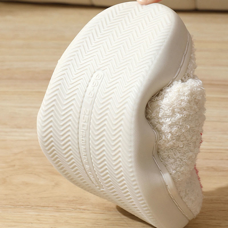 Hausschuhe in Regenbogen-Pilz-Optik in Übergröße - image 4