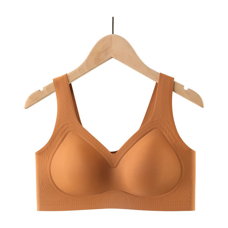 Nahtloser Komfort-BH ohne Kabel - Orange - 5XL - image 9