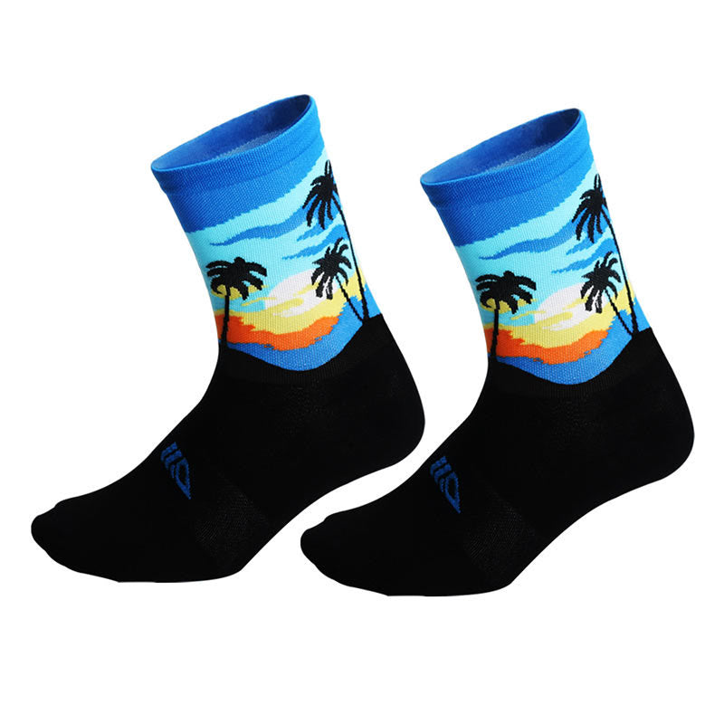 Coconut Tree Quarter Kompressionsstrümpfe in Übergröße (4 Paar)