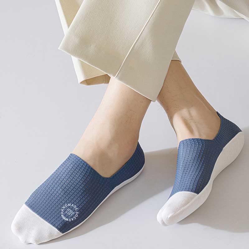 Füßlinge aus Waffelseide in Übergröße (6 Paar)