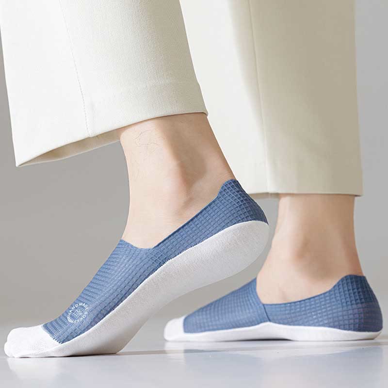 Füßlinge aus Waffelseide in Übergröße (6 Paar)