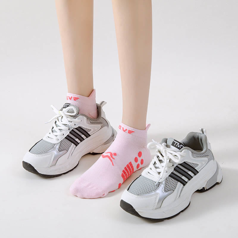 Knöchel-Kompressionssocken mit Punkten in Übergröße (6 Paar)