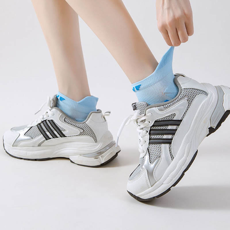 Knöchel-Kompressionssocken mit Punkten in Übergröße (6 Paar)