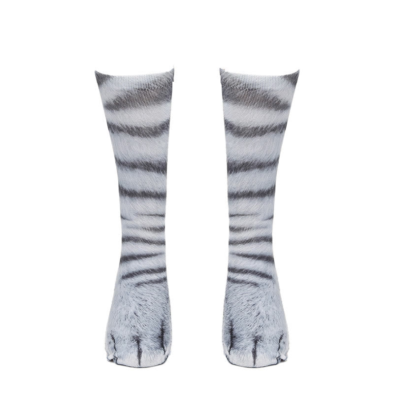 Katzenpfoten-Socken (3 Paar) - Weiß - EU38-44 (US5-10) - image 6