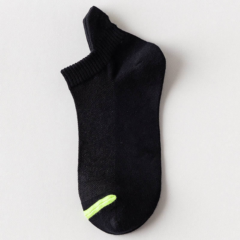 Knöchel-Kompressionssocken aus mehrfarbigem Mesh in Übergröße (10 Paar) - Schwarz - EU39-44 (US6-10) - image 8