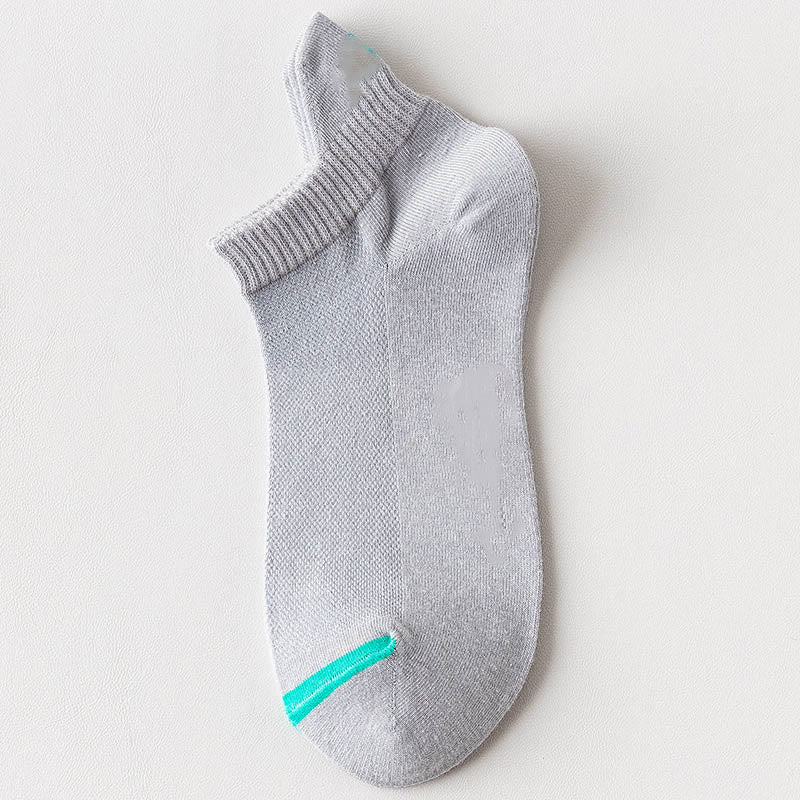 Knöchel-Kompressionssocken aus mehrfarbigem Mesh in Übergröße (10 Paar) - Hellgrau - EU39-44 (US6-10) - image 9