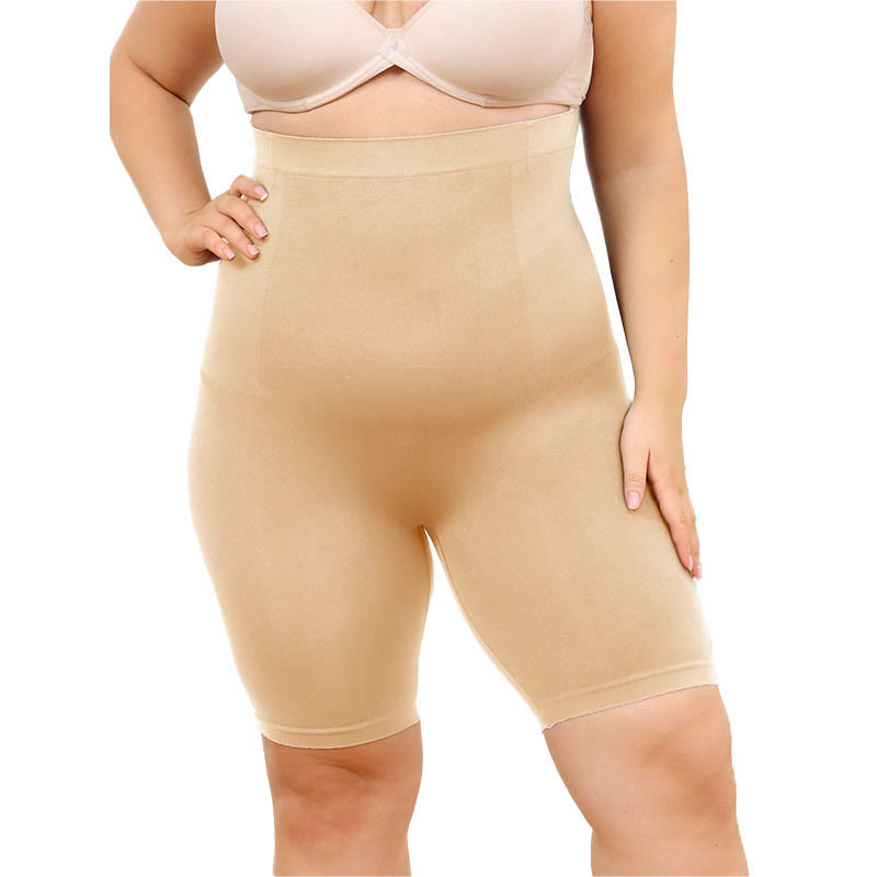 Kompressionsshorts mit hoher Taille in Übergröße