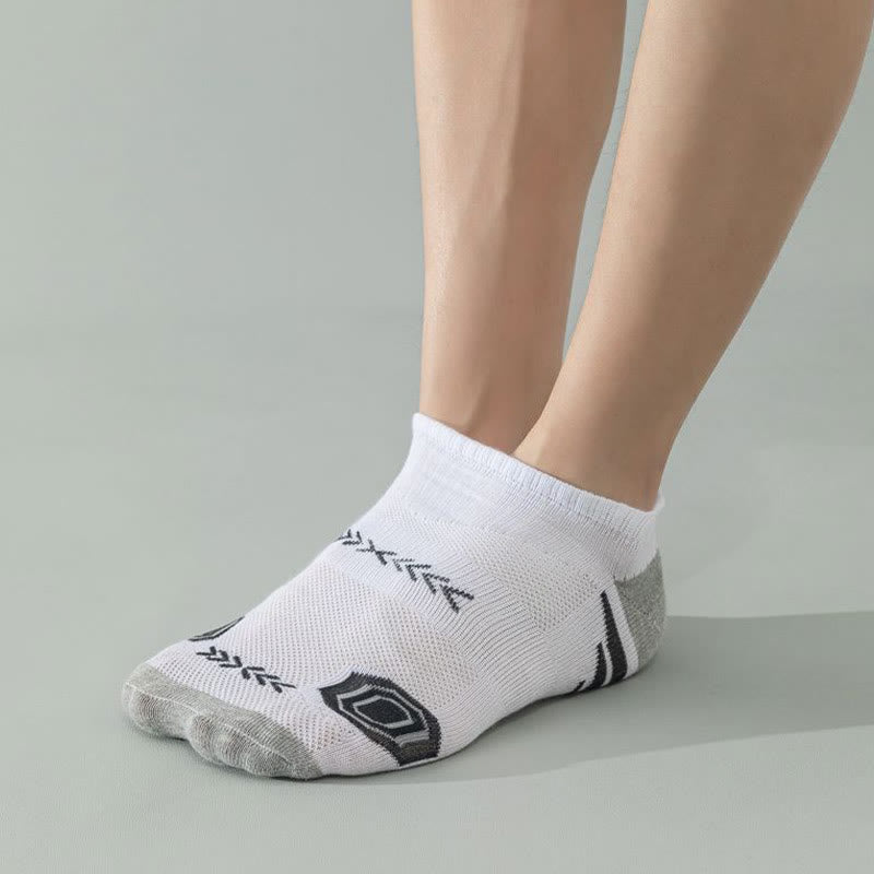 Modische Knöchel-Kompressionssocken in Übergröße (5 Paar)