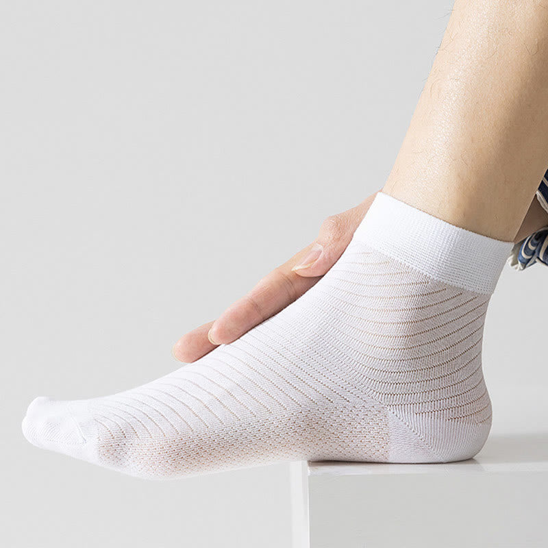 Viertelsocken aus Eisseide in Übergröße (5 Paar)