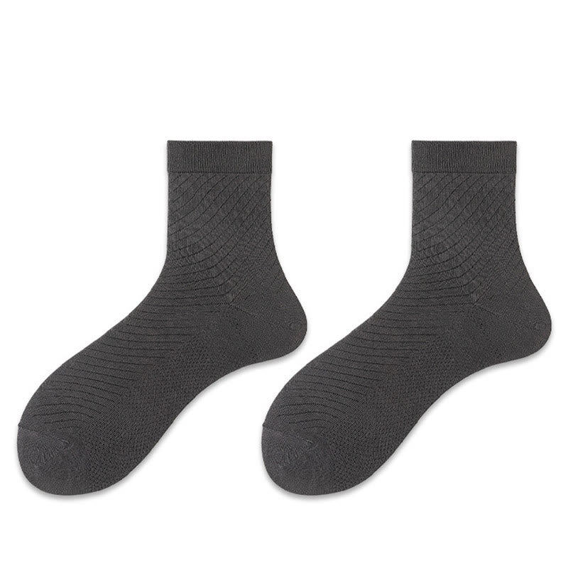 Viertelsocken aus Eisseide in Übergröße (5 Paar)