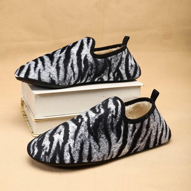 Tiger-Hausschuhsocken in Übergröße - Weiß - 3XL - image 6