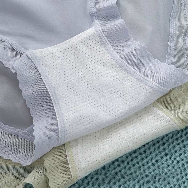 Slips aus Eisseide mit hoher Taille in Übergröße (5er-Pack)